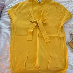 J crew factory short sleeve light sweater size large